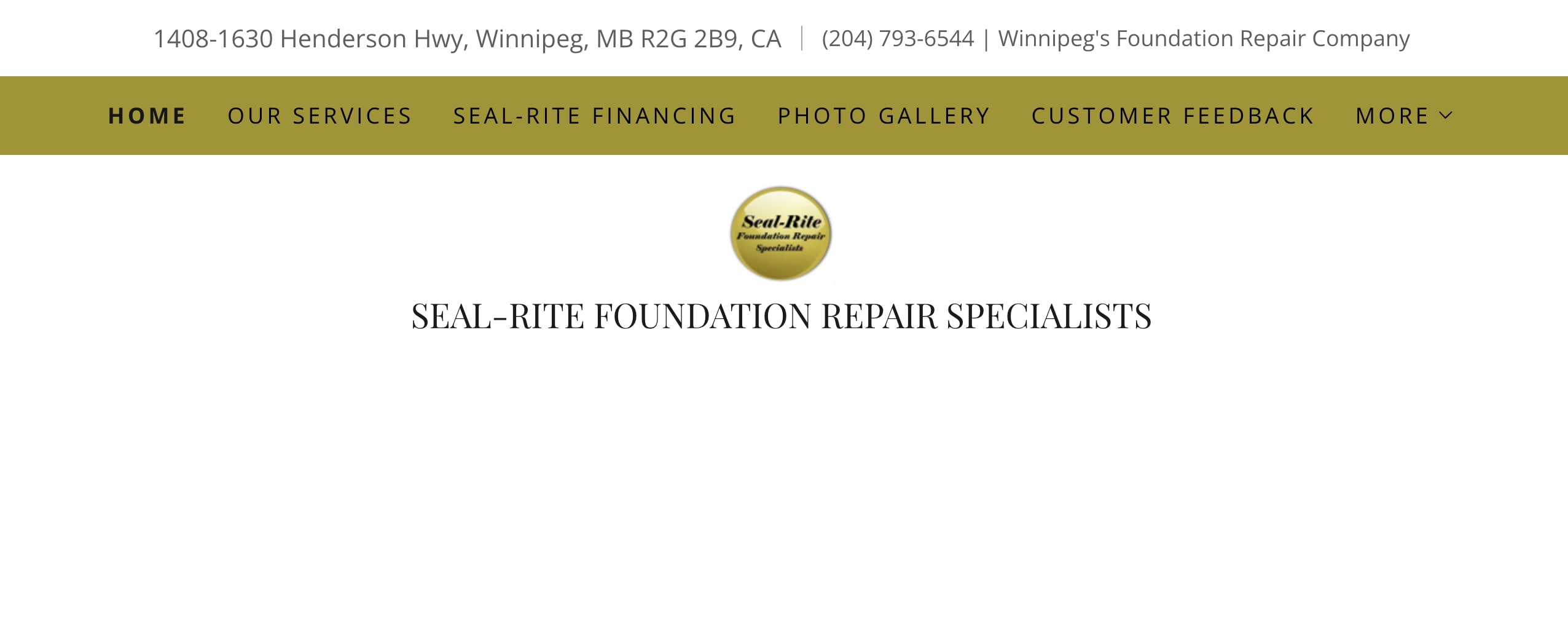 Seal-Rite Foundation Repair