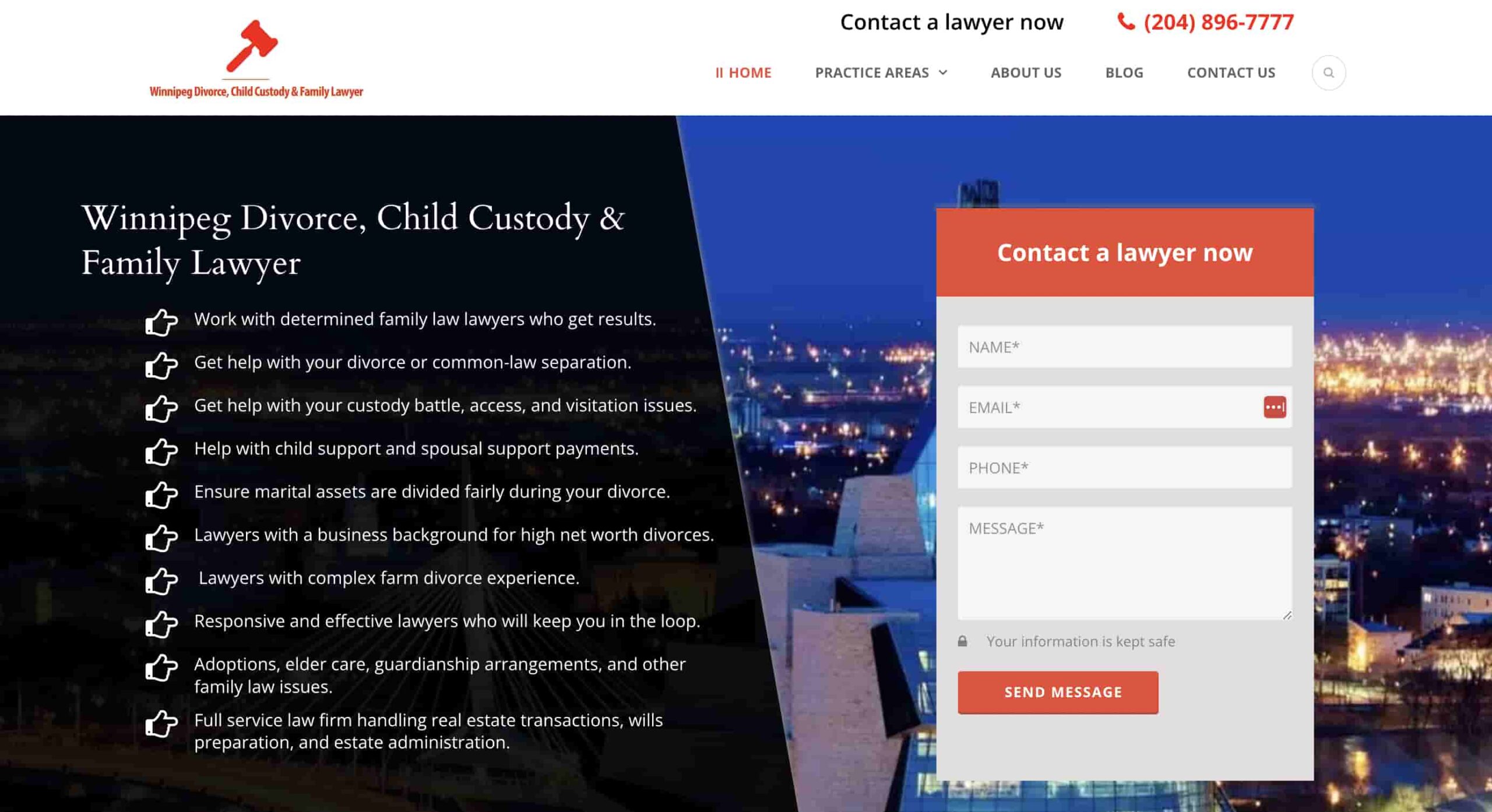 Winnipeg Divorce, Child Custody & Family Lawyer